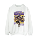 STAR WARS Sweatshirt The Mandalorian More Than Signed Up For homem branco