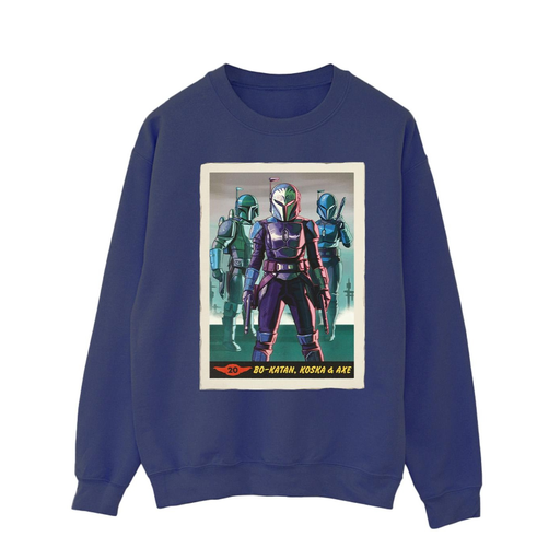 [5059934292550] STAR WARS Sweat THE MANDALORIAN Homme Bleu marine
