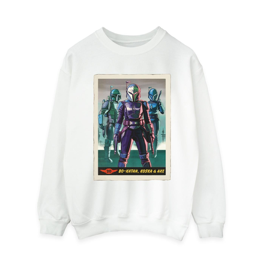 [5059934293137] STAR WARS Sweat THE MANDALORIAN Femme Blanc