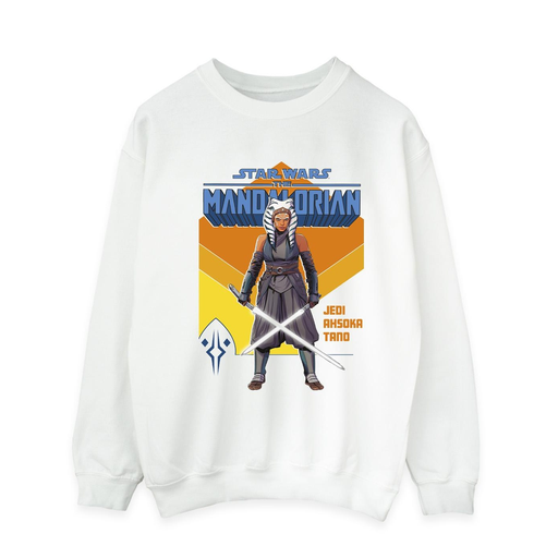 [5059934303584] STAR WARS THE MANDALORIAN JEDI Men's Sweatshirt White