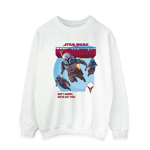 [5059934305694] STAR WARS Sweatshirt The Mandalorian We've Got This Homem Branco