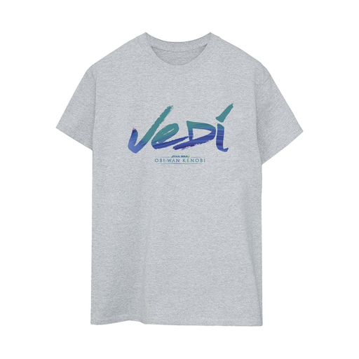 [5059934438026] STAR WARS T-shirt JEDI Mulher Cinzento mesclado