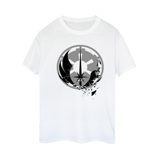 [5059934440968] STAR WARS Camiseta Mujer Blanco