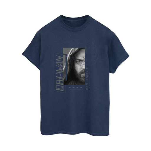 [5059934443006] STAR WARS T-shirt JEDI Mulher Azul marinho