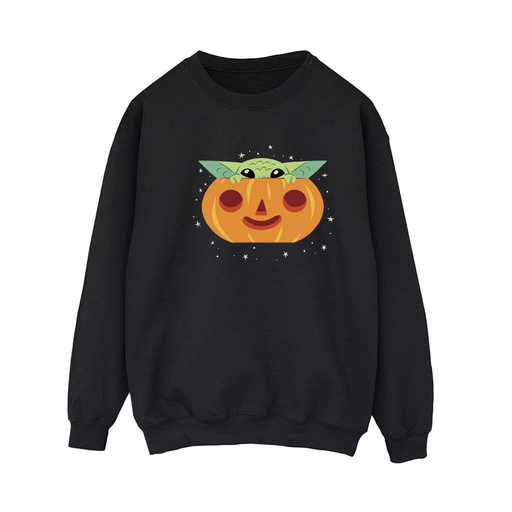 [5063153033160] STAR WARS Sweatshirt THE MANDALORIAN Mulher Preto