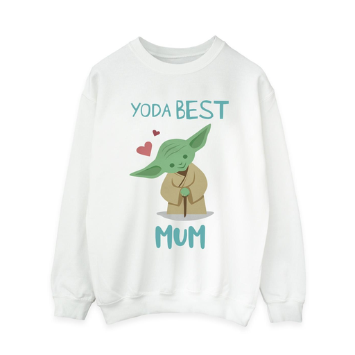 [5063153570498] STAR WARS Sweat BEST MUM Femme Blanc