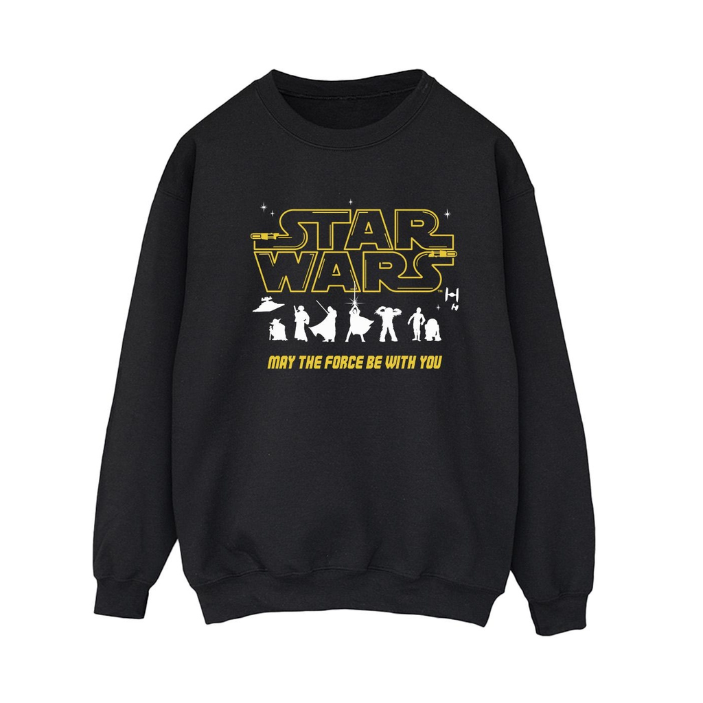 STAR WARS Sweatshirt FORCE Mulher Preto