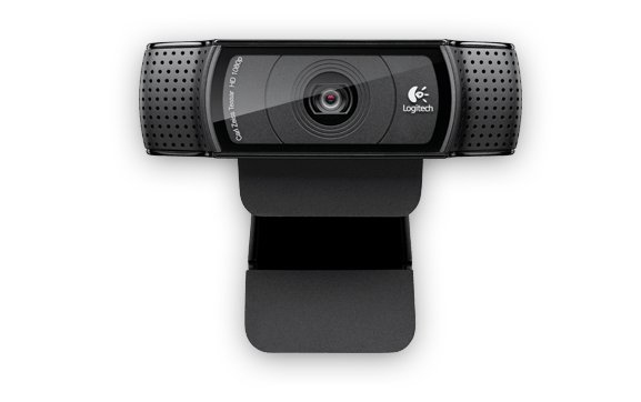 LOGITECH Webcam HD Pro C920 1920 x 1080 píxeis USB 2.0 Preto