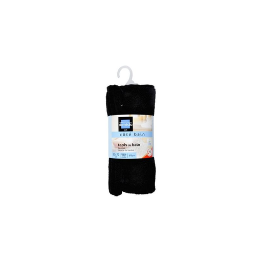 [3250391725687] DOMEDIA Plain bath mat liquorice