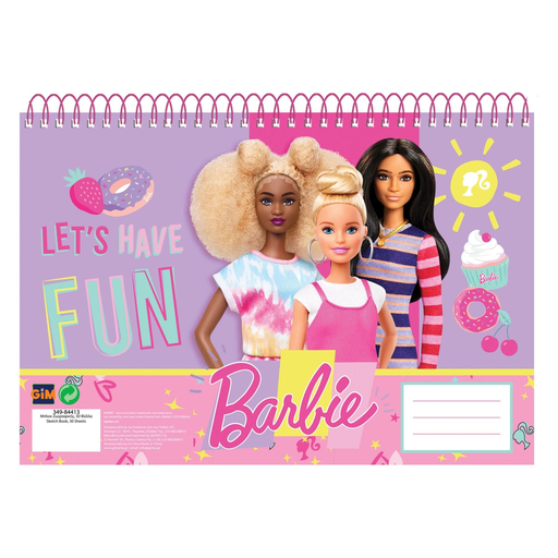 [5204549160064] MATTEL Barbie Drawing Pad 30 Sheets A4