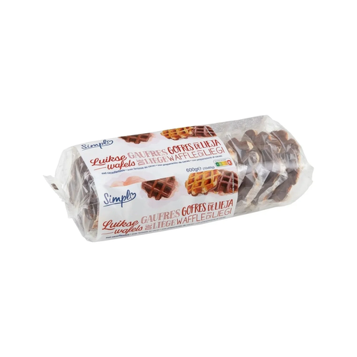 [5400101011656] SIMPL Liège Waffles with Cocoa 600 g