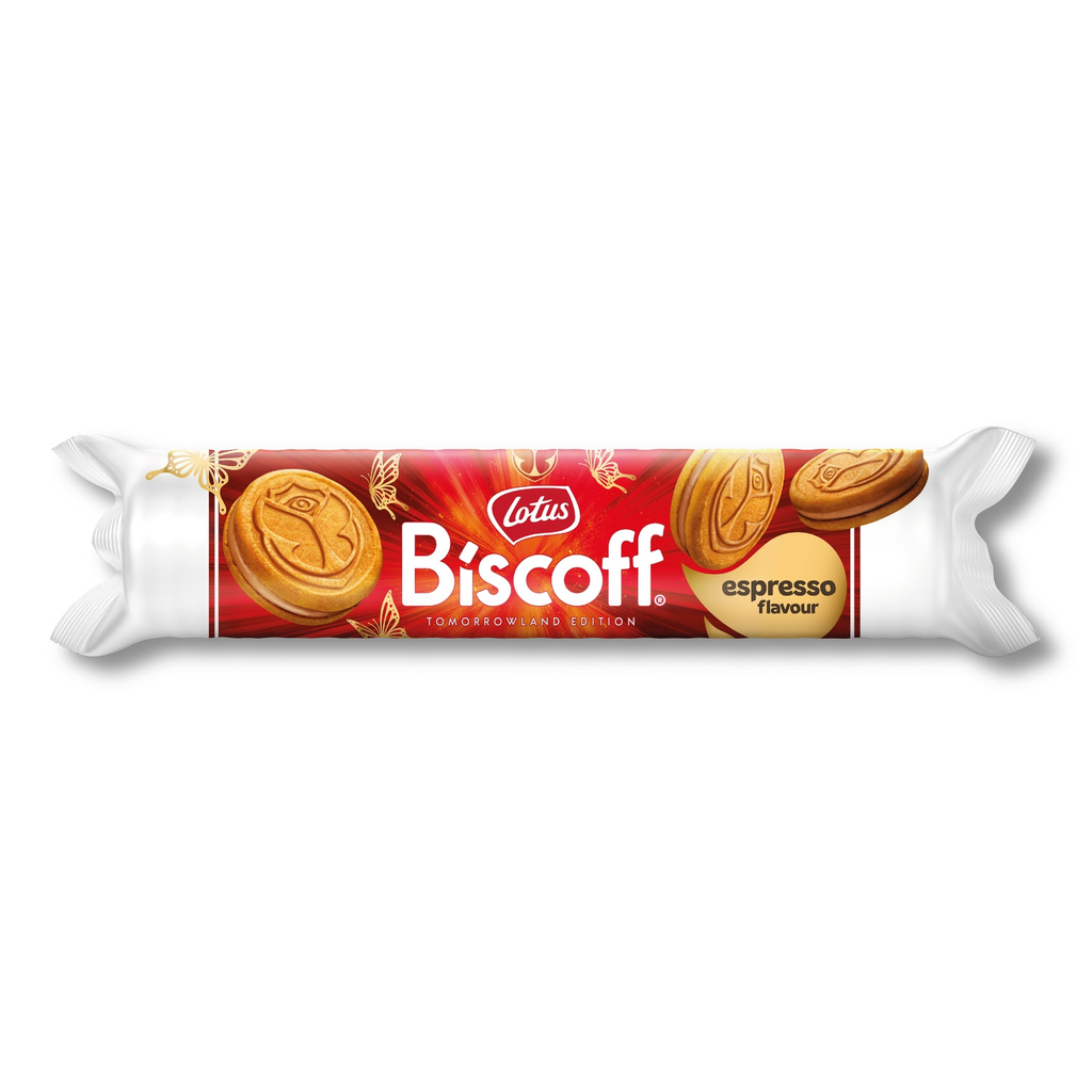 LOTUS Bolachas speculoos recheadas com creme sabor espresso 150 g