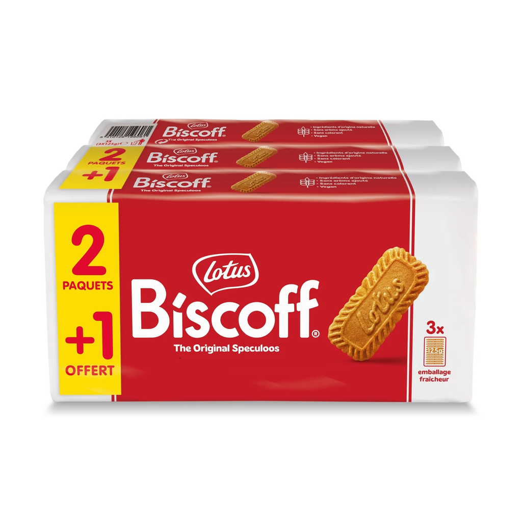 LOTUS Bolachas Speculoos Original 3x125g