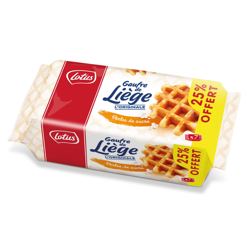 [5410126852059] LOTUS Gofre de Lieja original con perlas de azúcar 7 x 45 g