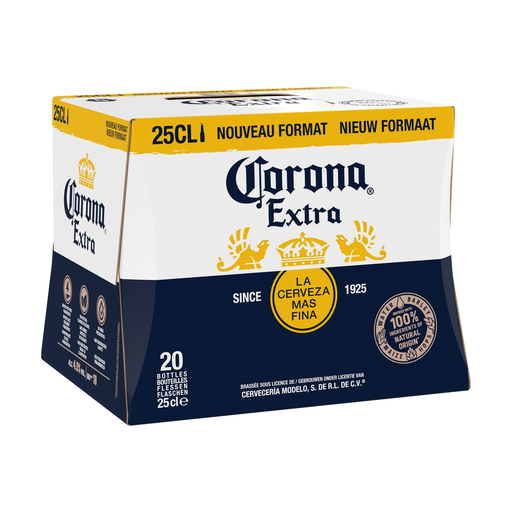 [5410228333265] CORONA Light Blonde Beer 4.5% 20 x 25 cl