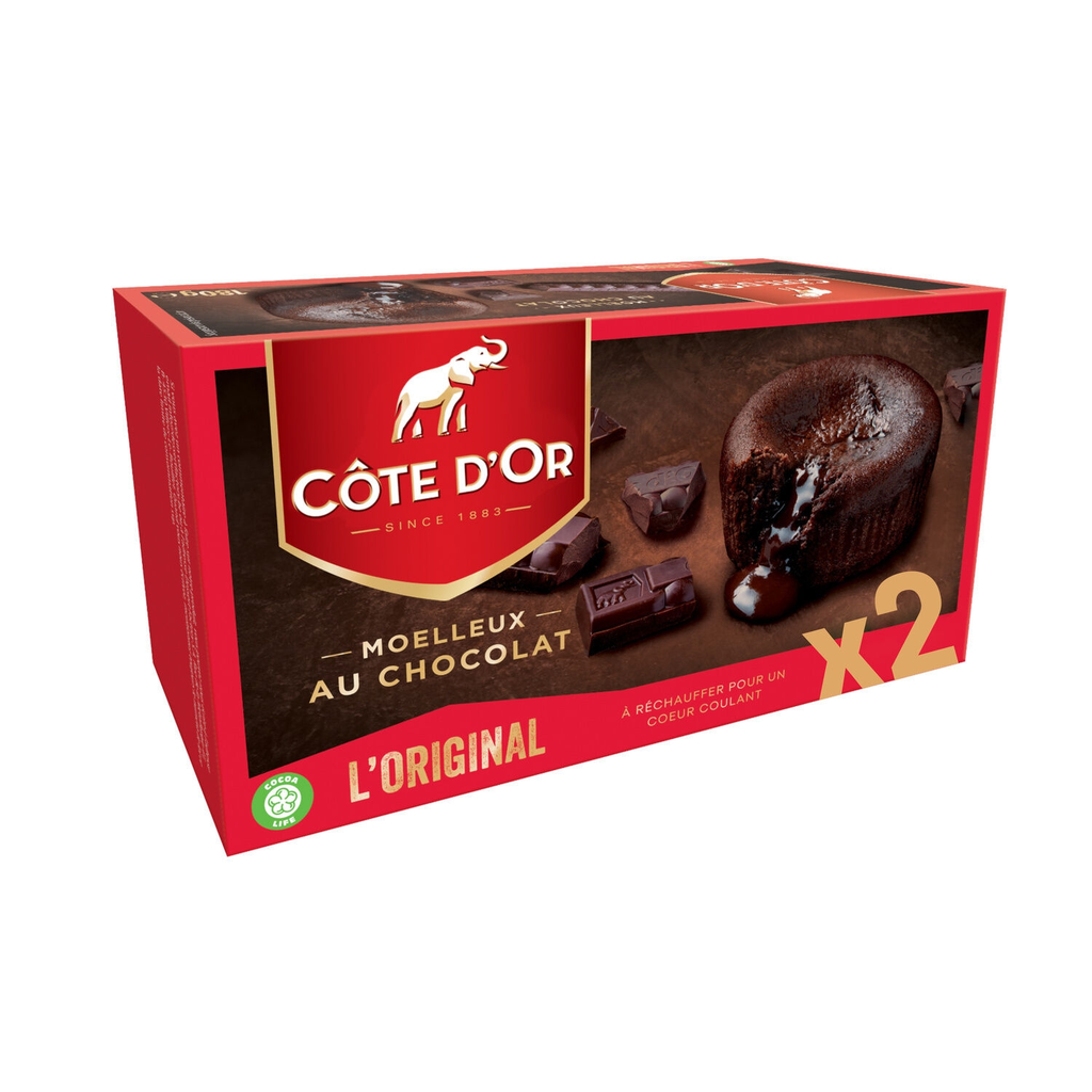 COTE D'OR Chocolate Molten Cake L'Original 4 x 90 g