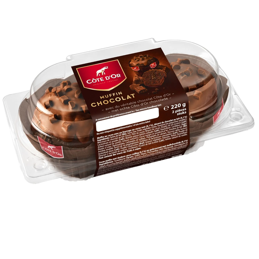 COTE D'OR Muffin recheado 2 peças 220 g