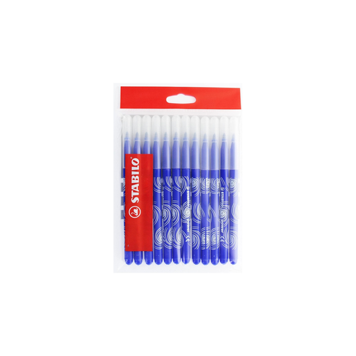 [5413364675046] STABILO Power Max Coloring Felt Pens Blue Broad Tip 12 Pens