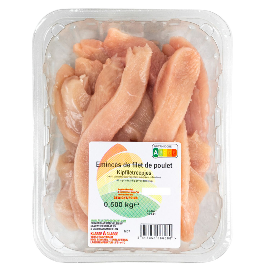 NOTRE SÉLECTION Chicken Breast Strips 500 g