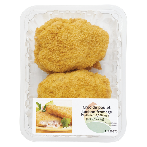[5413458067436] NOTRE SÉLECTION Chicken ham and cheese croc 4 crocs x 500 g