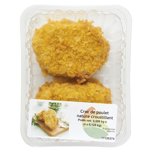 [5413458067443] NOTRE SÉLECTION Crispy Plain Chicken Croc 4 crocs x 500 g