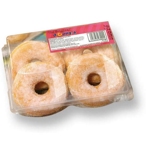 [5413476930941] DOONY'S Donuts enrobés de sucre 4 pièces 196 g
