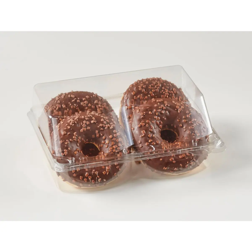 [5413476930958] DOONY'S Donuts with chocolate coating 4 pieces 220 g