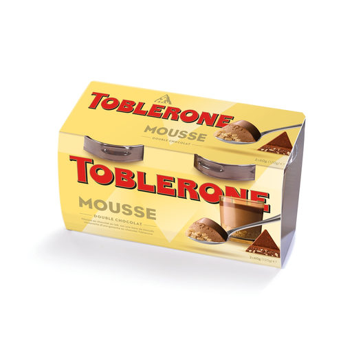 [5415049001140] TOBLERONE Double Chocolate Mousse COTE D'OR 2x60g