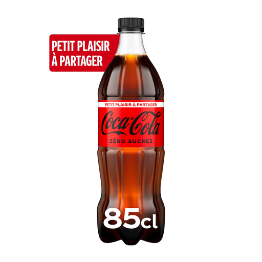 [5449000275448] COCA-COLA Bebida gaseificada com extratos vegetais sem açúcares 0.85 L