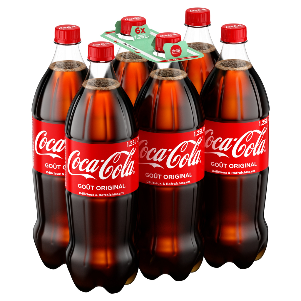 COCA-COLA Refresco Sabor Original 6 x 1,25 L