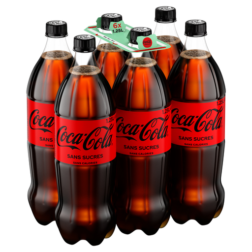 [5449000340757] COCA-COLA Refrigerante Sabor Original Sem Açúcares 6 x 1,25 L