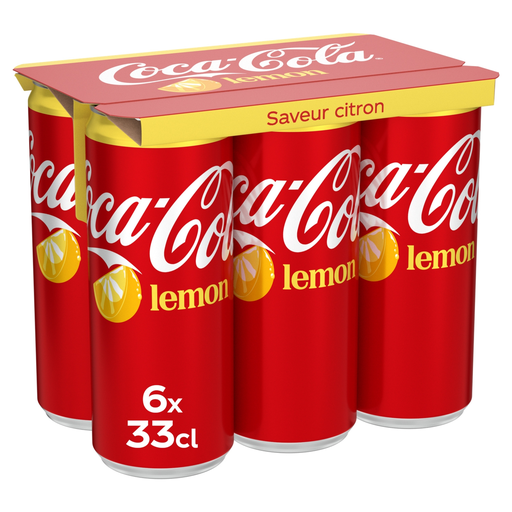 [5449000343215] COCA-COLA Bebida gaseosa com extratos vegetais aroma limão 6 x 33 cl