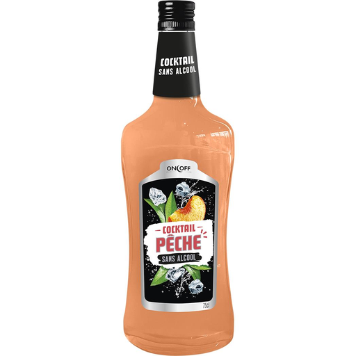 [3250391799787] ON OFF Cocktail sem álcool pêssego 75 cl