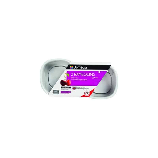 [3250391801558] DOMEDIA Ramequins Design Blanc X2