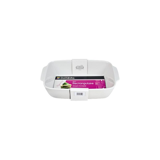 [3250391801596] DOMEDIA Rectangular Dish 33X24cm White