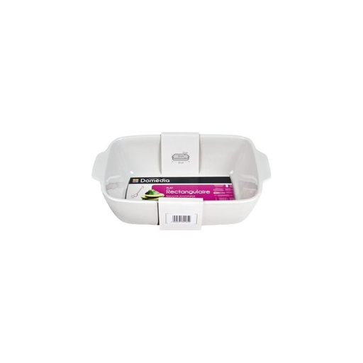 [3250391801619] DOMEDIA Rectangular Dish 26X16cm White