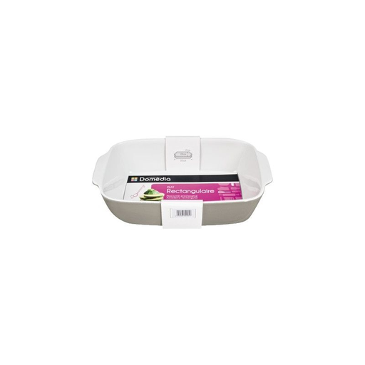 [3250391801817] DOMEDIA Rectangular Dish 33X24cm Grey
