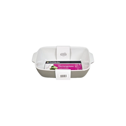 [3250391801831] DOMEDIA Rectangular Dish 26X16cm Grey