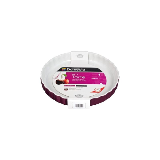 [3250391801992] DOMEDIA Tart Dish 29cm Plum