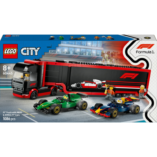 [5702017812519] LEGO City Camión de F1 con Coches de F1 RB20 y AMR24 60445