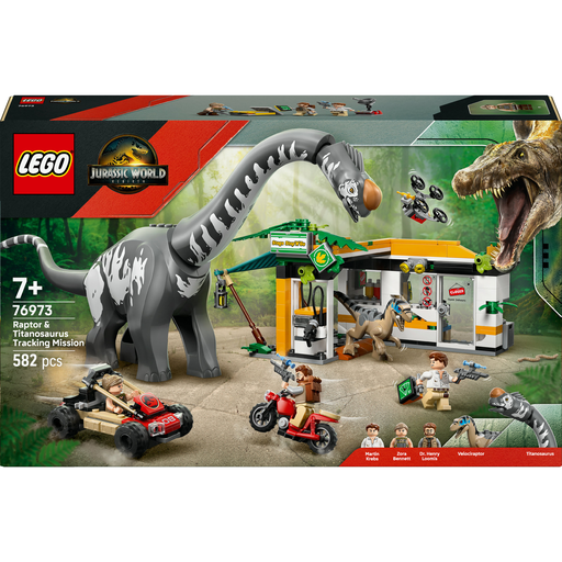 [5702017812786] LEGO Jurassic World La Persecución del Velociraptor y el Titanosaurio 76973