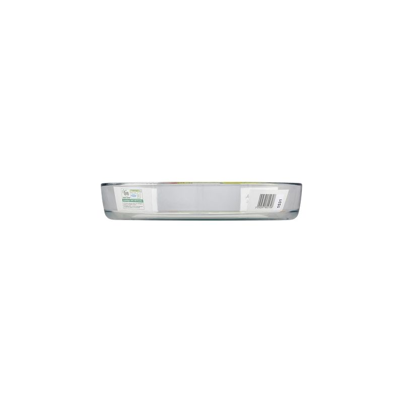 DOMÉDIA Fuente ovalada de vidrio 35x24cm apta para horno 35x24cm