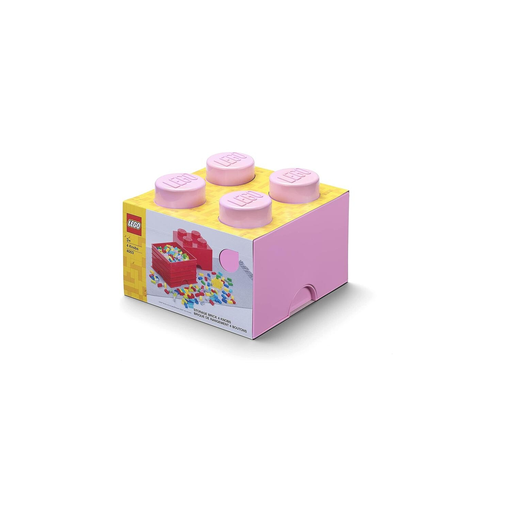 [5706773400386] LEGO Rangement rose clair 25x25x18 cm