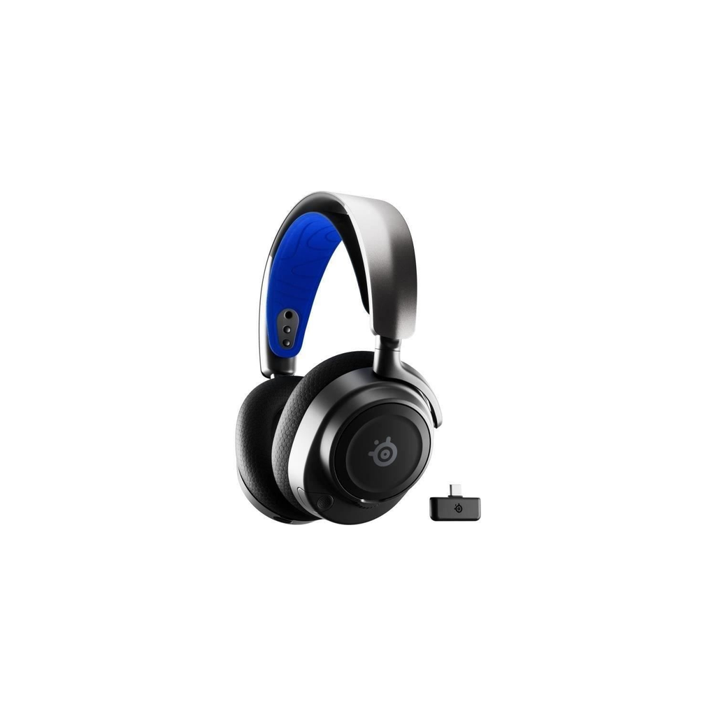 STEELSERIES Auscultadores Gaming Sem Fios Arctis Nova 7p Multiplataforma Preto / Azul 0.324kg