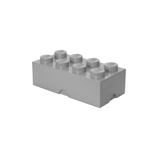 [5711938015688] LEGO Storage Brick Rangement gris x8
