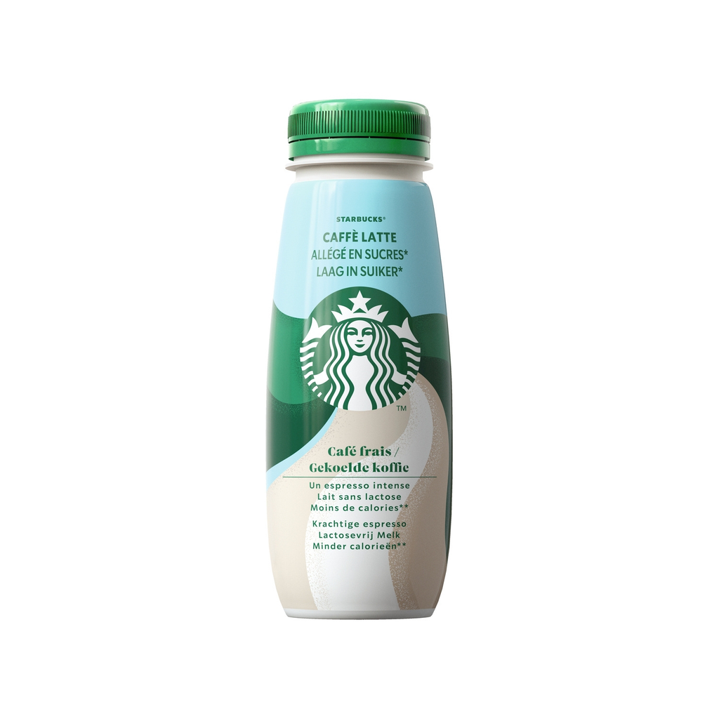 STARBUCKS Bebida láctea caffè latte sin lactosa 220 ml