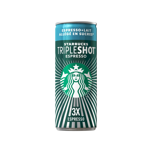 [5711953194511] STARBUCKS Tripleshot Espresso Milk-Based Coffee Drink Arabica Reduced Sugar 0.3 L