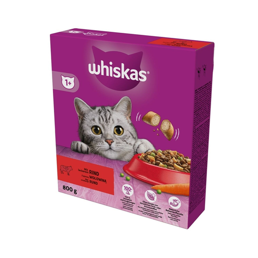 [5900951296536] WHISKAS Cat Food Delicious Beef 800 g