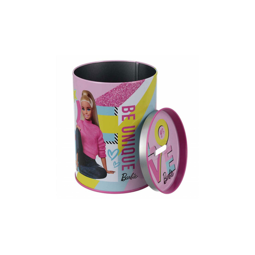 [5905523633443] MATTEL Barbie Metal Money Box 8 X 12cm