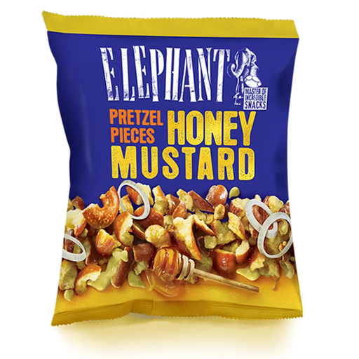 [5949040203529] ELEPHANT Honey Mustard Pretzel Pieces 125 g